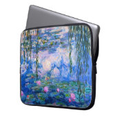 Monet Wasser-Lilien-Laptop-Hülse Laptopschutzhülle (Vorderseite Links)