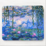 Monet Wasser-Lilien-Mausunterlage Mousepad<br><div class="desc">Monet Wasser-LilienMausunterlage. Ölmalerei auf Leinwand ab 1916. Monet malte seinen berühmten Wasserlilienteich besessen während der letzten Jahre seiner Karriere und zeichnete Inspiration vom Licht der Sonne und sein verschiebeneffekt auf das Wasser und die WasserBlumen und das Laub. Diese Malerei kennzeichnet einen vibrierenden Gebrauch von Rosa, Blues und Purpur und macht...</div>