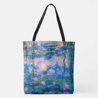 Monet Wasser-Lilien mit Teich-Reflexionen