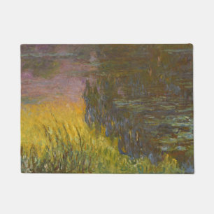 Monet Wasser-Lilien-Sonne-schöne Kunst Fußmatte