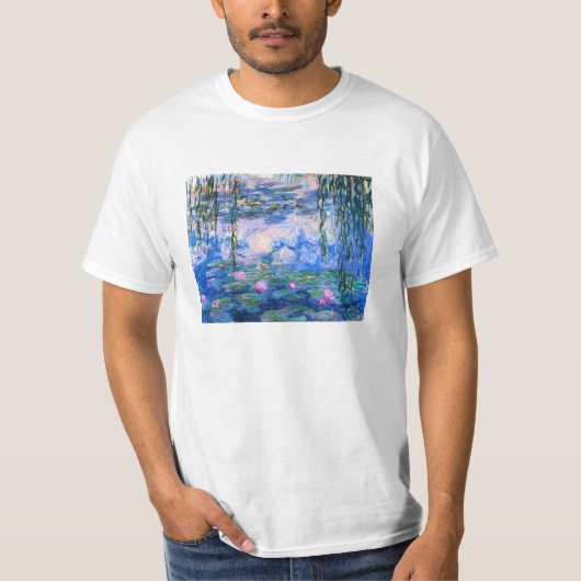 Monet Wasser-Lilien-T - Shirt (Vorderseite)