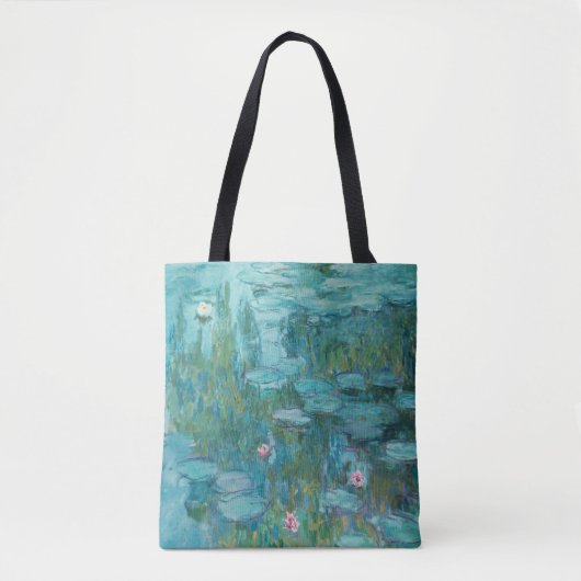 MONET Wasser-Lilien Tasche (Vorderseite)