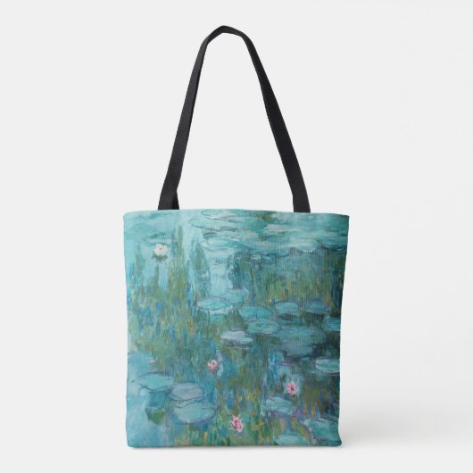 MONET Wasser-Lilien Tasche (Rückseite)