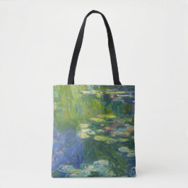 Monet Wasser-Lilien-Taschen-Tasche ganz über Druck Tasche