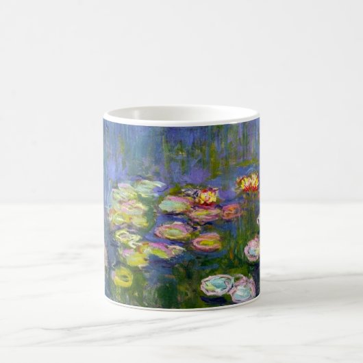 Monet Wasser-Lilien-Tasse 1916 Kaffeetasse (Mittel)