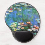 Monet Wasser-Lilien-Teich Gel Mousepad<br><div class="desc">Wasser-Lilien sind eine einer Reihe von über zweihundert Wasserlilien-Blumenmalereien durch französischen Impressionismuskünstler Claude Monet,  der sie in seinem Gartenteich im Jahre 1916 malt. Claude Monet war der Gründer der Impressionismusartmalerei unter Verwendung der Farbe und Lichtes,  zum seiner landschaftlichen Landschaften und Meerblicke zu malen.</div>