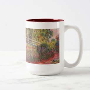 MONET Wasser-Lilien-Teich-Tasse WASSER-IRIS Zweifarbige Tasse