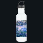 Monet Wasser-Lilien Trinkflasche<br><div class="desc">Monet Wasser-Lilienwasserflasche. Ölmalerei auf Leinwand ab 1916. Monet malte seinen berühmten Wasserlilienteich besessen während der letzten Jahre seiner Karriere und zeichnete Inspiration vom Licht der Sonne und sein verschiebeneffekt auf das Wasser und die WasserBlumen und das Laub. Diese Malerei kennzeichnet einen vibrierenden Gebrauch von Rosa, Blues und Purpur und macht...</div>