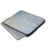 Monet - Wasserlilie-Laptop-Hülse Laptopschutzhülle (Vorne Knopf)