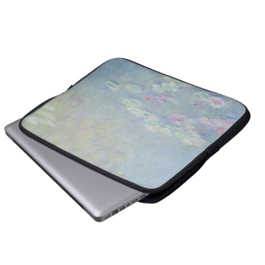 Monet - Wasserlilie-Laptop-Hülse Laptopschutzhülle (Vorne Knopf)