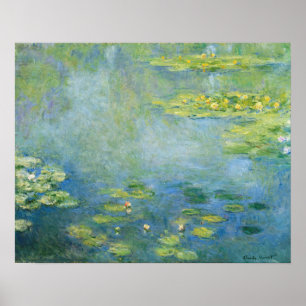 Monet Wasserlilien 1906 Malerei Poster