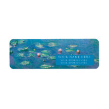 MONET "WASSERLILIEN" FEINSTART-RÜCKKEHR-ADRESSE