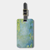 Monet-Wasserlilien Gepäckanhänger (Vorderseite vertikal)