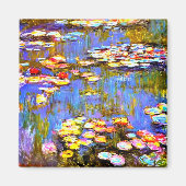 Monet Wasserlilien Magnet (Vorne)