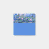 Monet Wasserlilien Post-it Klebezettel (Vorderseite)