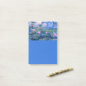 Monet Wasserlilien Post-it Klebezettel (Auf Schreibtisch)
