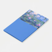 Monet Wasserlilien Post-it Klebezettel (angewinkelt)