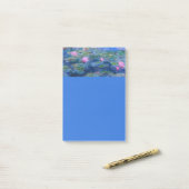 Monet Wasserlilien Post-it Klebezettel (Auf Schreibtisch)