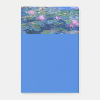 Monet Wasserlilien Post-it Klebezettel