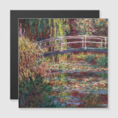 Monet - Wasserliliensee Pink Harmonische Magnetkar Magnetkarte (Vorne/Hinten)