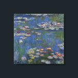 MONET WATER LIES 1916 Blaue Stretched Leinwand Art<br><div class="desc">Der französische Impressionist Claude Monet malte diese Water Lilies - 1916, ursprünglich als Öl auf Leinwand Gemälde aus den Inspirationen seines eigenen Hinterhofs im Frankreich des 20. Jahrhunderts. Als er 76 Jahre alt war, als er diesen Seerosenteich malte, entwickelten Monets Katarakte Fortschritte und änderten seine Farbwahrnehmung. Je schlimmer seine Katarakte...</div>