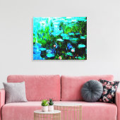 Monet Water Lilien Leinwand (Insitu (Wohnzimmer))
