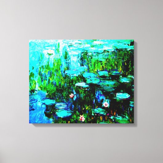 Monet Water Lilien Leinwand (Vorderseite)