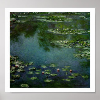 Monet Water Lilien Poster