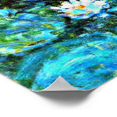 Monet - Water Lilien Poster (Ecke)