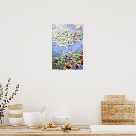 Monet Water Lilien Poster (Küche)