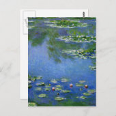 Monet Water Lilien Postkarte (Vorne/Hinten)