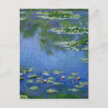 Monet Water Lilien Postkarte<br><div class="desc">Monet Water Lilien</div>