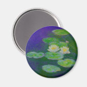 Monet Water Lilies 1897 Magnet (Vorderseite/Rückseite)