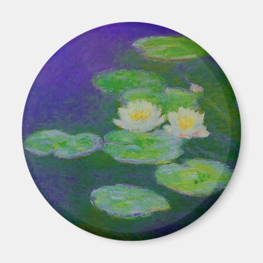 Monet Water Lilies 1897 Magnet (Vorne)