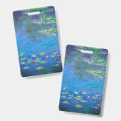 Monet Water Lilies 1906 Ausweis (Vorder- & Rückseite)