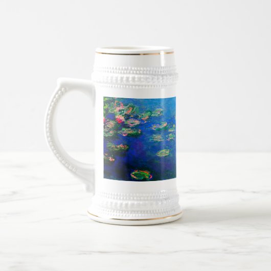 Monet Water Lilies 1906 Bierglas (Links)