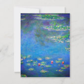 Monet Water Lilies 1906 Card (Vorderseite)