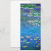 Monet Water Lilies 1906 Einladung (Vorne/Hinten)