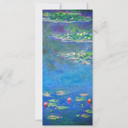 Monet Water Lilies 1906 Einladung (Vorderseite)