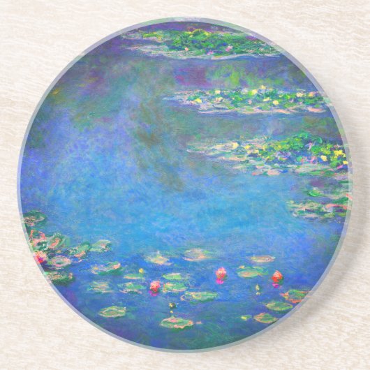Monet Water Lilies 1906 Getränkeuntersetzer (Vorne)
