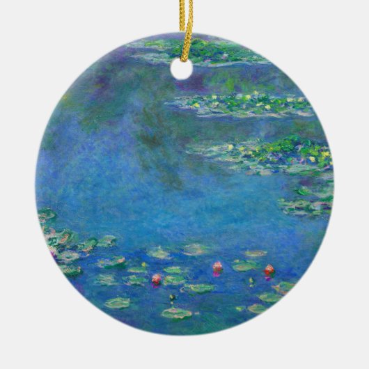 Monet Water Lilies 1906 Keramik Ornament (Vorne)