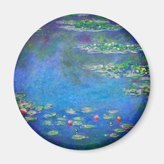 Monet Water Lilies 1906 Magnet (Vorne)