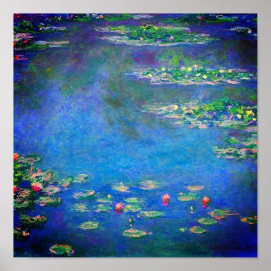 Monet Water Lilies 1906 Poster (Vorne)