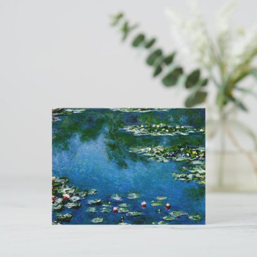 Monet - Water Lilies, 1906 Postkarte (Stehend Vorderseite)