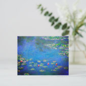 Monet Water Lilies 1906 Postkarte (Stehend Vorderseite)