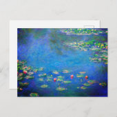 Monet Water Lilies 1906 Postkarte (Vorne/Hinten)