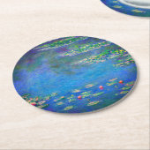 Monet Water Lilies 1906 Runder Pappuntersetzer (Angewinkelt)
