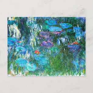 Monet - Water Lilies, 1916-1919, Postkarte