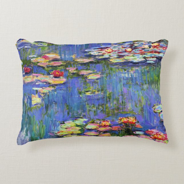 Monet - Water Lilies, 1916, Accent Pillow Dekokissen (Vorderseite)