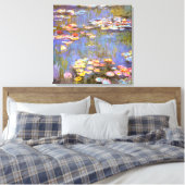 MONET WATER LILIES 1916 bricht Gestrickte Leinwand (Insitu (Schlafzimmer))